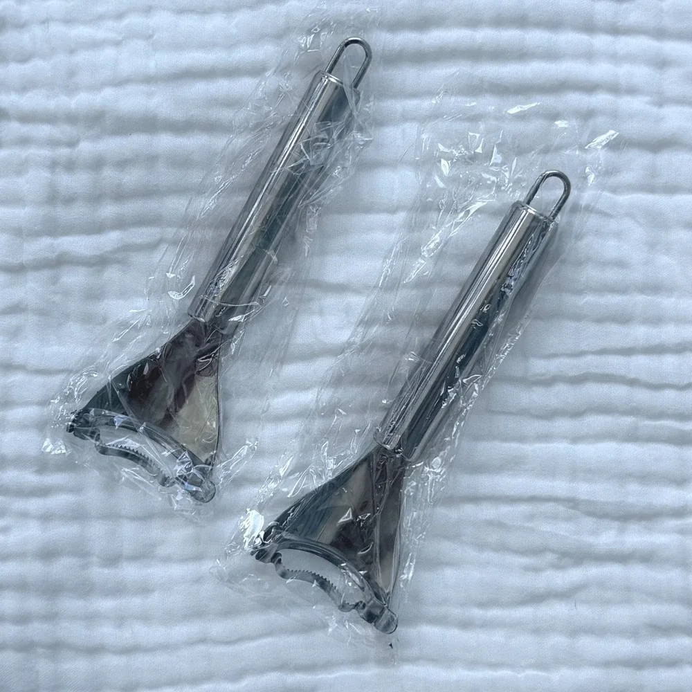 2 Pack‎ Stainless Steel Corn Kernel Stripper Peeler Kitchen Tool Silver